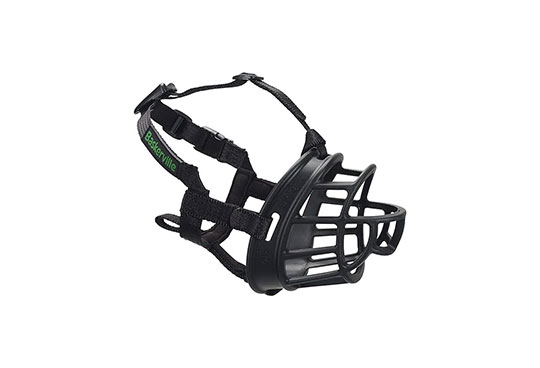 A dog training muzzle for the services we provide in Miami, FL