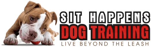 Sit Happens Dog Training Logo Logo for Sit Happens Dog Training, the Best Dog Trainer in Miami, FL