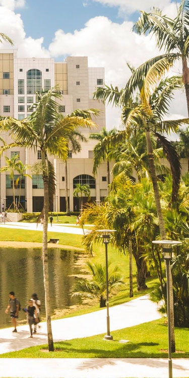 Scenic waterfront walking paths, ideal for dog training in Tamiami, FL